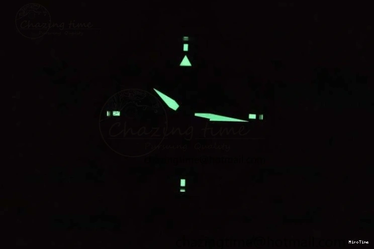 MIROTIME 0311 Vibrant Mark XVIII IW327001 SS M+F 1:1 Best Edition Black Dial on Black Leather Strap A 7055